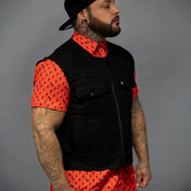 The Covert Vest - Black Denim