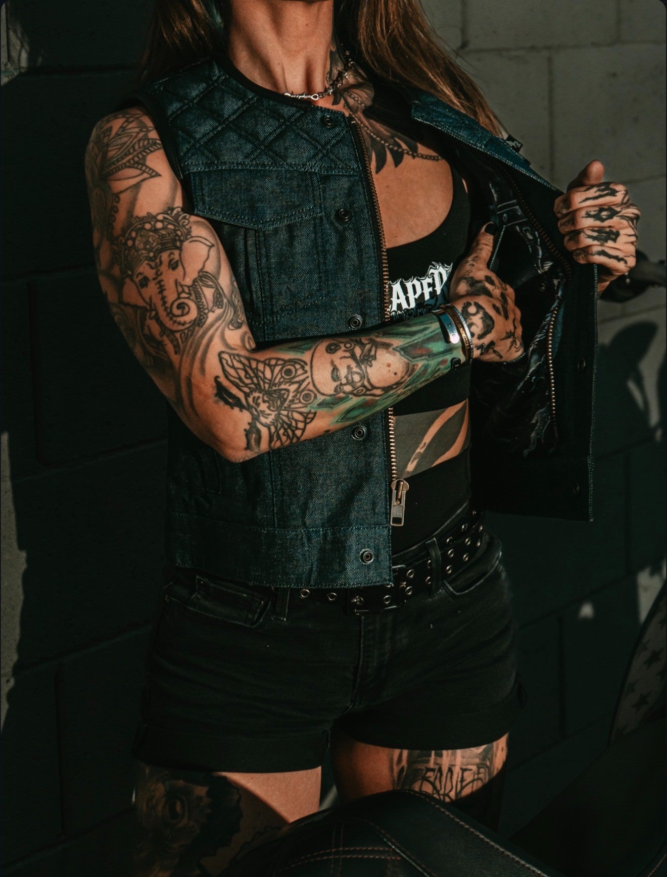 Siren Women’s Indigo Selvedge Denim Vest