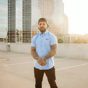 Bamboo Short Sleeve Shirt - Light Blue