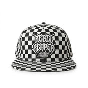 Logo - Black & White Checkered Backstrap Hat