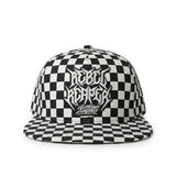 Logo - Black & White Checkered Backstrap Hat