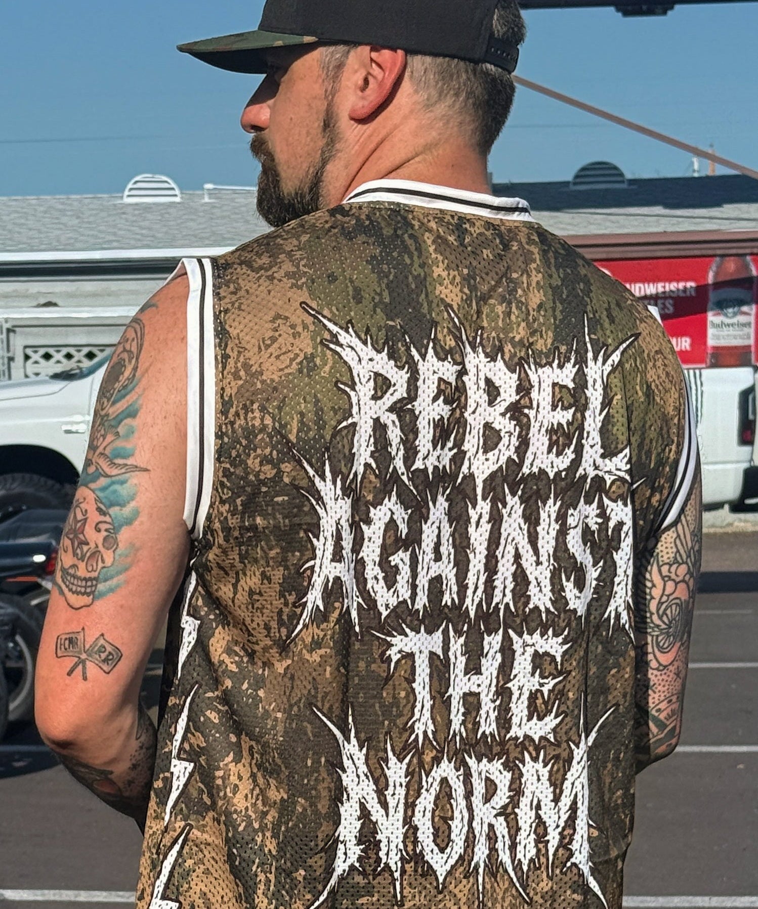 Mesh Camo Basketball Jersey | Rebel Against The Norm