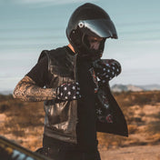 The Harvester of Sorrow Leather Vest