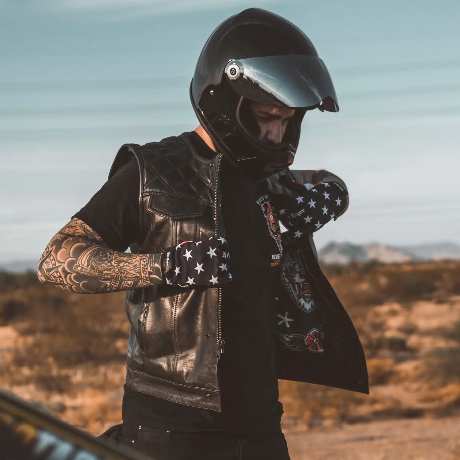 The Harvester of Sorrow Leather Vest