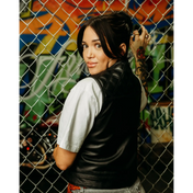Back In Black Women's Leather Vest