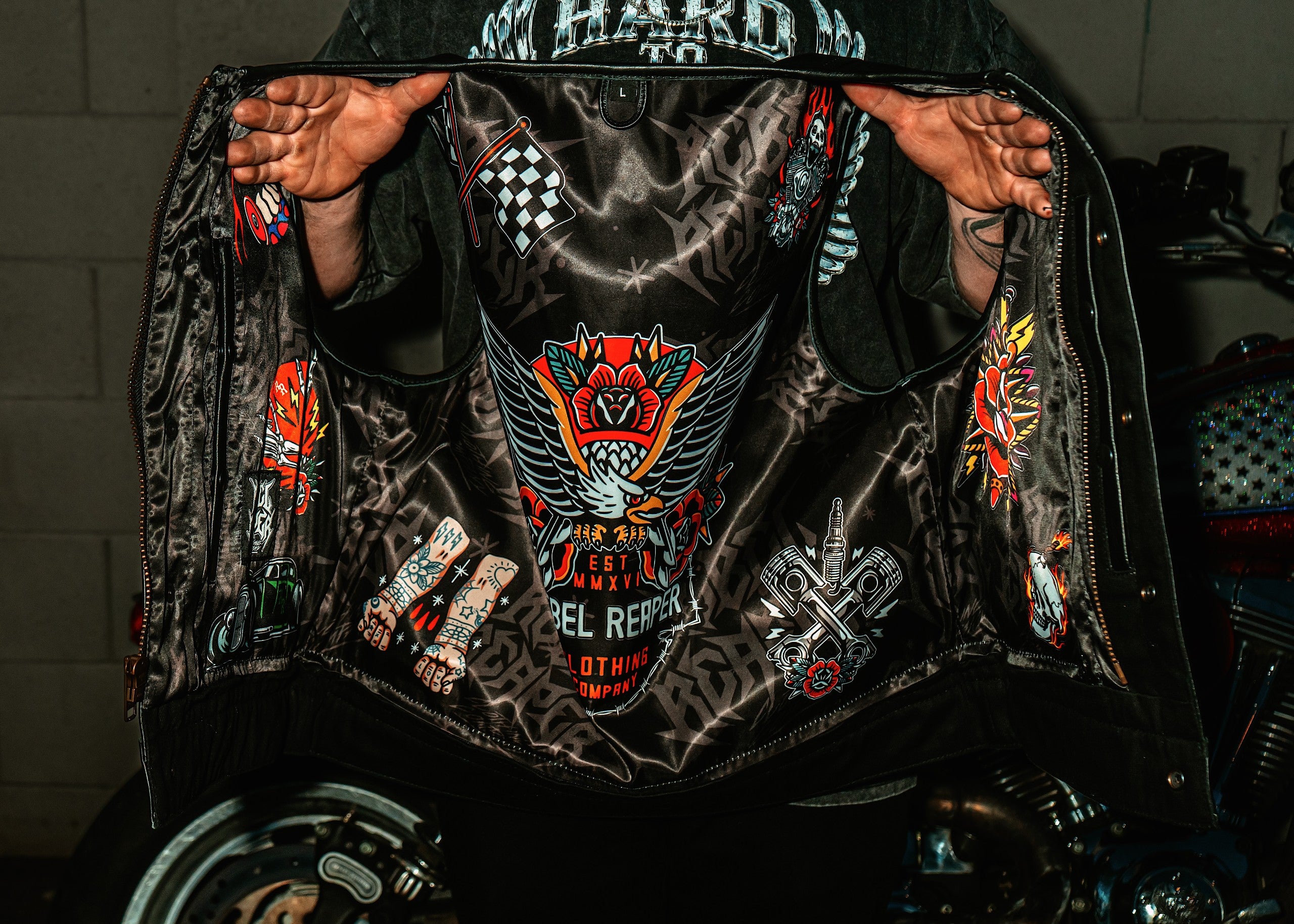 Back In Black Women's Leather Vest