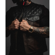 The Harvester of Sorrow Leather Vest