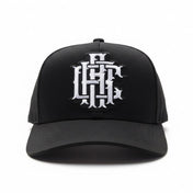 Monogram Badge - Black - Curved Brim Baseball Hat