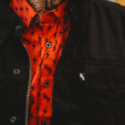 Black Denim Trucker Jacket