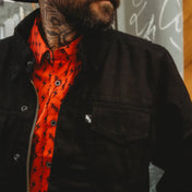 Black Denim Trucker Jacket